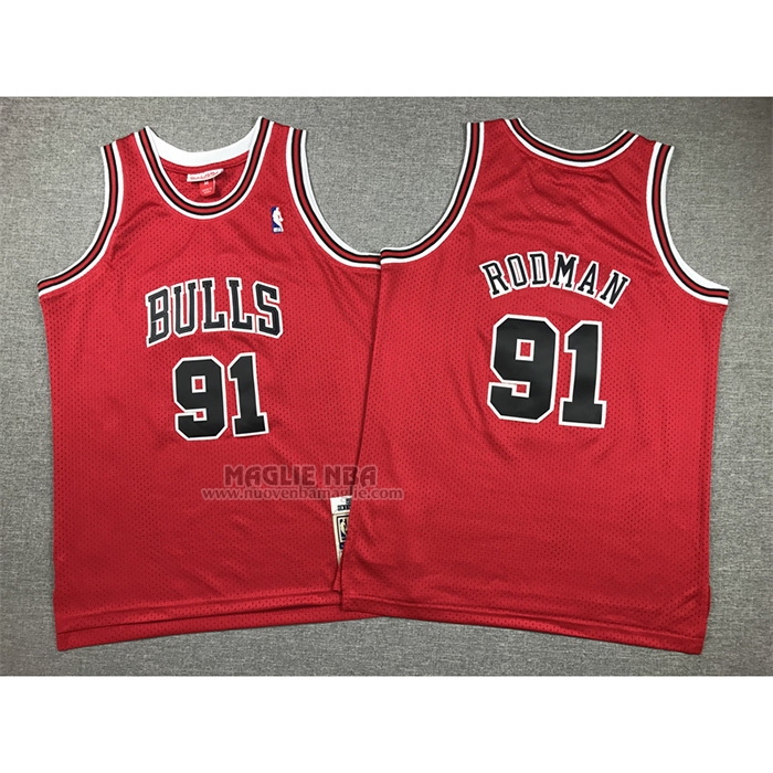 Maglia
 Dennis Rodman NO 91 Bambino
 Chicago Bulls Mitchell & Ness 1997-98 Rosso
